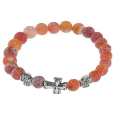 Браслет Спаси и сохрани с натуральным Африканским агатом