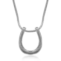 Кулон Подкова на цепочке, 13х10мм BJK388