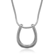 Кулон Подкова на цепочке, 13х10мм BJK388