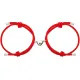 Парные браслеты Сердце, цвет красный BS777-01