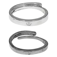 Парные кольца Месяц и солнце KL530