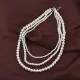 Бусы из искусственного жемчуга, 45 см (тройные) BUS065