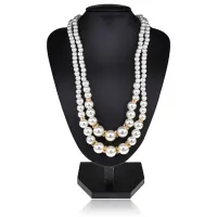 Бусы из искусственного жемчуга, 45 см (тройные) BUS066