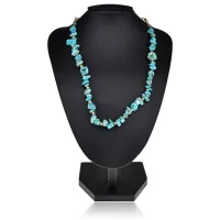 Бусы, 40 см, бирюза BUS067-06