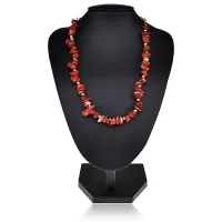 Бусы, 40 см, коричневая яшма BUS067-07