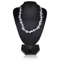 Бусы, 40 см, горный хрусталь BUS067-09