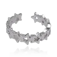 Светящееся в темноте безразмерное кольцо Звезда KL470