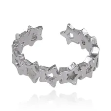 Светящееся в темноте безразмерное кольцо Звезда KL470