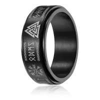 Руническое кольцо-спиннер, размер 10 KL509-10