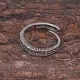 Безразмерное кольцо, цвет серебряный, 3мм KL513