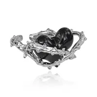 Безразмерное кольцо Сердце KL514