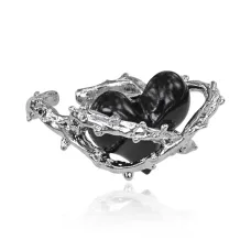 Безразмерное кольцо Сердце KL514