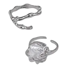 Набор из 2 безразмерных колец KLN058