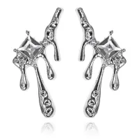 Серьги Капли, 3х2х1см SE272