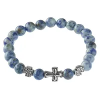 Браслет Спаси и сохрани с натамнем Содалит BSVE1-18