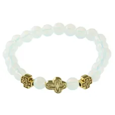 Браслет Спаси и сохрани с синтами Лунный камень BSVE2-11