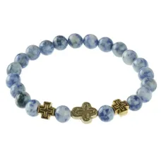 Браслет Спаси и сохрани с натамнем Содалит BSVE2-18