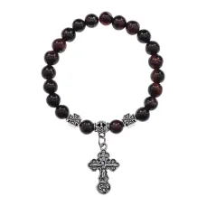 Браслет Спаси и сохрани с натамнем Бычий глаз BSVE3-04