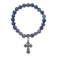 Браслет Спаси и сохрани с натамнем Содалит BSVE3-18