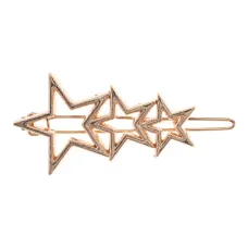 Заколка для волос Три звезды, 2,5х5,5см HZ079