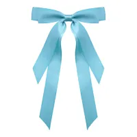 Заколка-автомат Бант, цвет бирюзовый HZ080-03