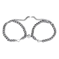 Парные браслеты Сердце, 25см BS782