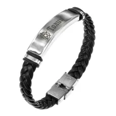 Именной браслет - оберег Анатолий BSKR1-155