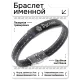 Именной браслет - оберег Руслан BSKR2-194