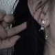 Серьги Две звезды, 4,5х2х1см SE274
