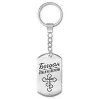 Мужской именной брелок - оберег Богдан BKZ-103
