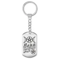 Женский именной брелок - амулет Вера BKZ-159