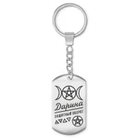 Женский именной брелок - амулет Дарина BKZ-163