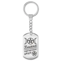 Женский именной брелок - амулет Ульяна BKZ-193