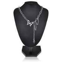 Кулон Бабочка и звезда, 50см BJK416