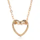 Кулон Сердце на цепочке, 15х14мм BJK428