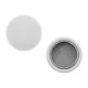 Зажим для платка на магнитах, d.15мм, цвет белый ZP001-02