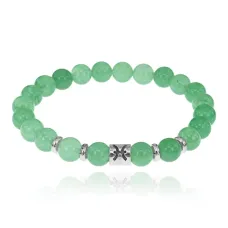 Браслет Знаки Зодиака - Рыбы с натуральным Нефритом 8мм