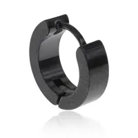 Серьга, 12х4х13мм, цвет черный SE240-02