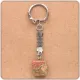 Брелок с натуральным камнем Унакит BK013
