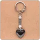 Брелок Сердце, гематит BK016