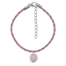 Браслет с камнем Розовый кварц BSG001