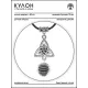 Амулет Трикветр с нат.камнем Змеевик MKA-4002-02