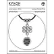 Амулет Бесконечный узел с нат.камнем Змеевик MKA-4003-02