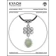 Амулет Бесконечный узел с синт.камнем Оникс MKA-4003-11