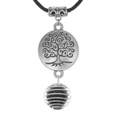 Амулет Дерево жизни с нат.камнем Змеевик MKA-4004-02