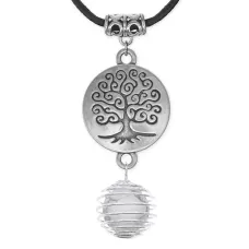 Амулет Дерево жизни с нат.камнем Кахолонг MKA-4004-03