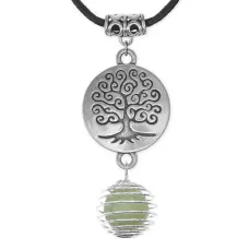 Амулет Дерево жизни с синт.камнем Оникс MKA-4004-11