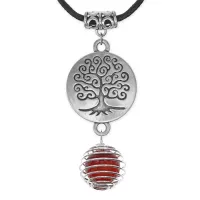 Амулет Дерево жизни с нат.камнем Сердолик MKA-4004-13