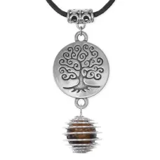 Амулет Дерево жизни с нат.камнем Тигровый глаз MKA-4004-16