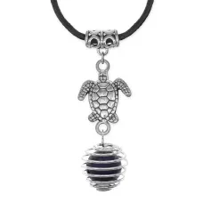 Амулет Черепаха с нат.камнем Лазурит MKA-4006-06
